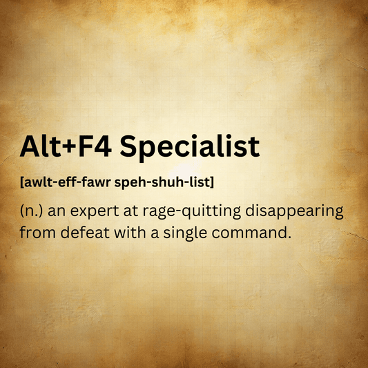 Alt+F4 Specialist T-Shirt