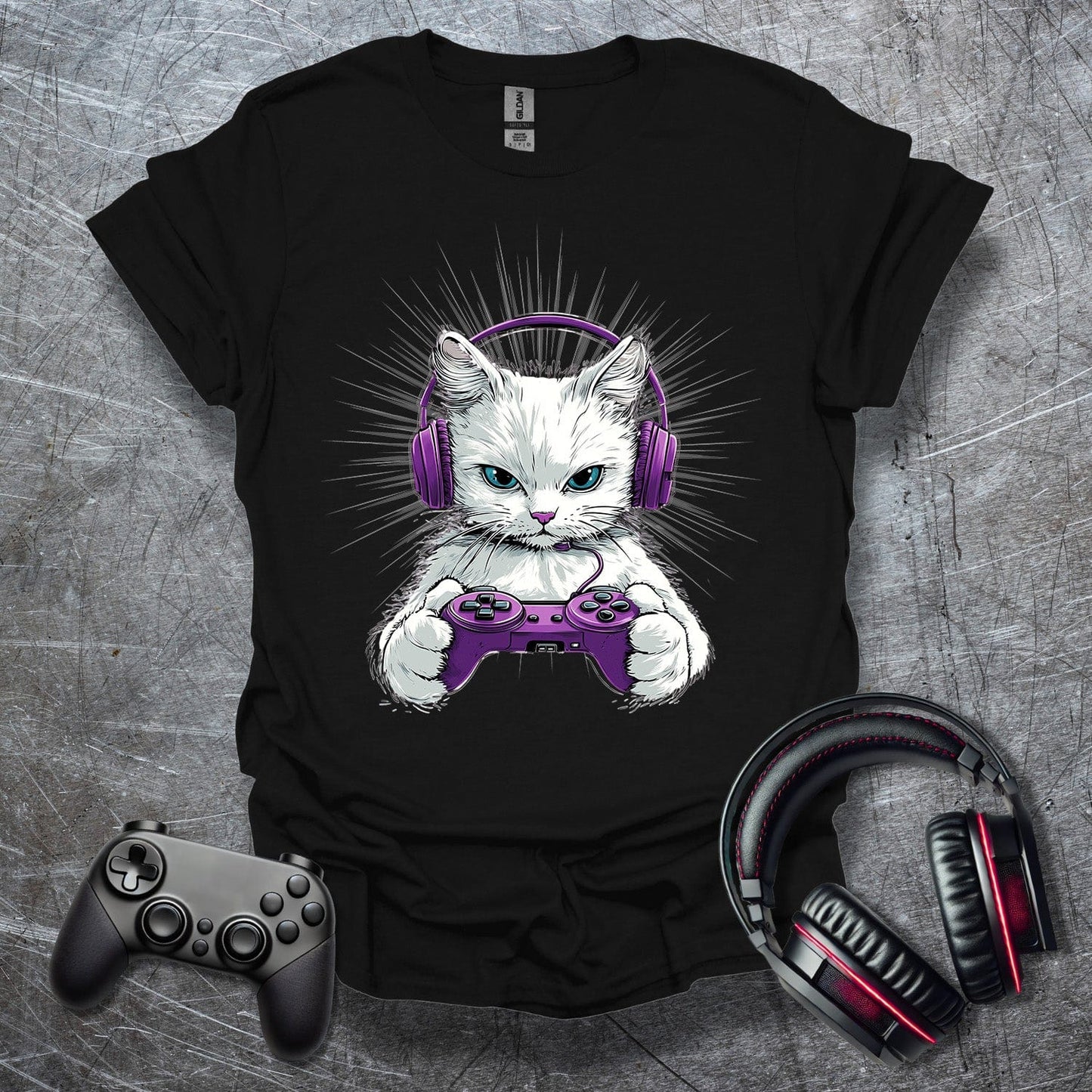 Gaming Cat T-Shirt