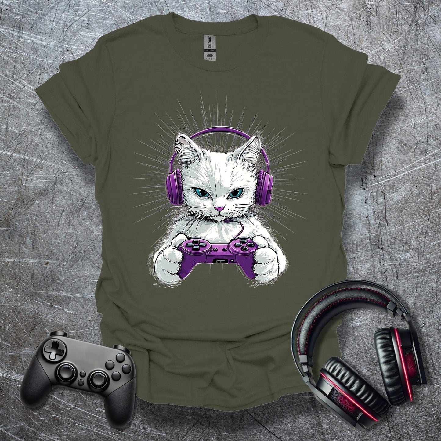 Gaming Cat T-Shirt