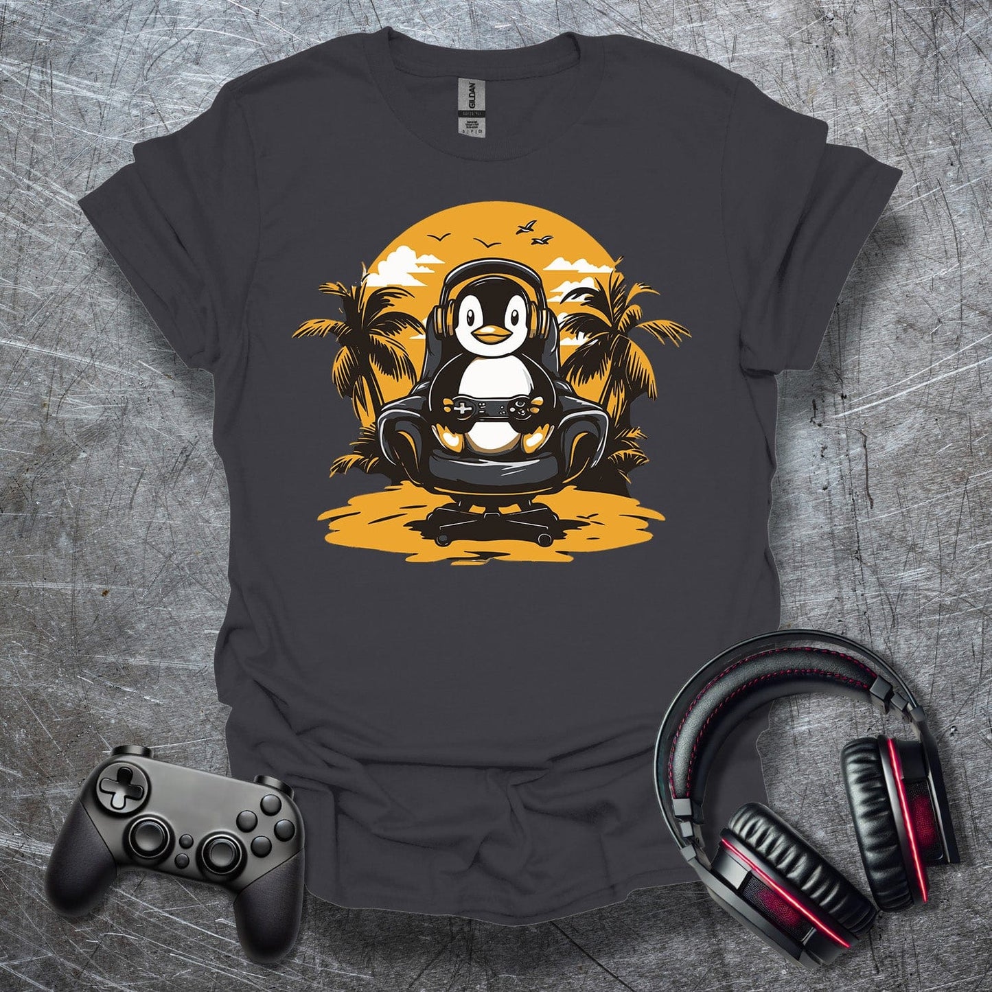 Gaming Pinguin T-Shirt