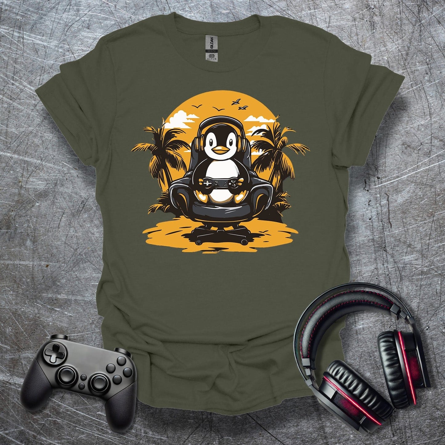 Gaming Pinguin T-Shirt