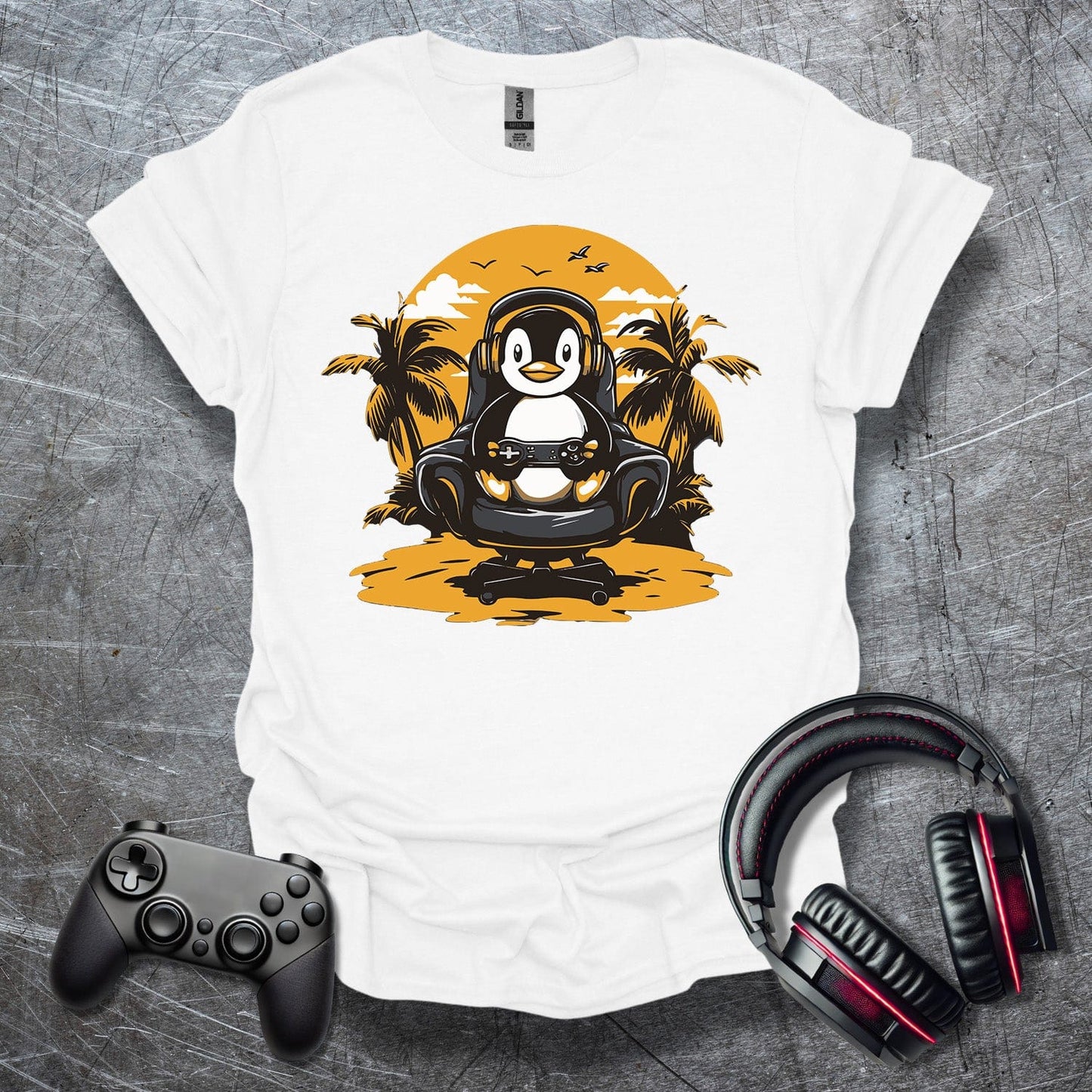 Gaming Pinguin T-Shirt