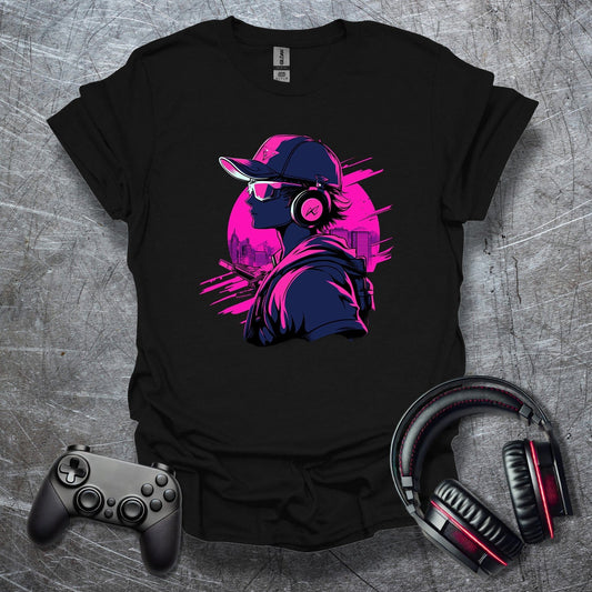 Headphones Girl T-Shirt