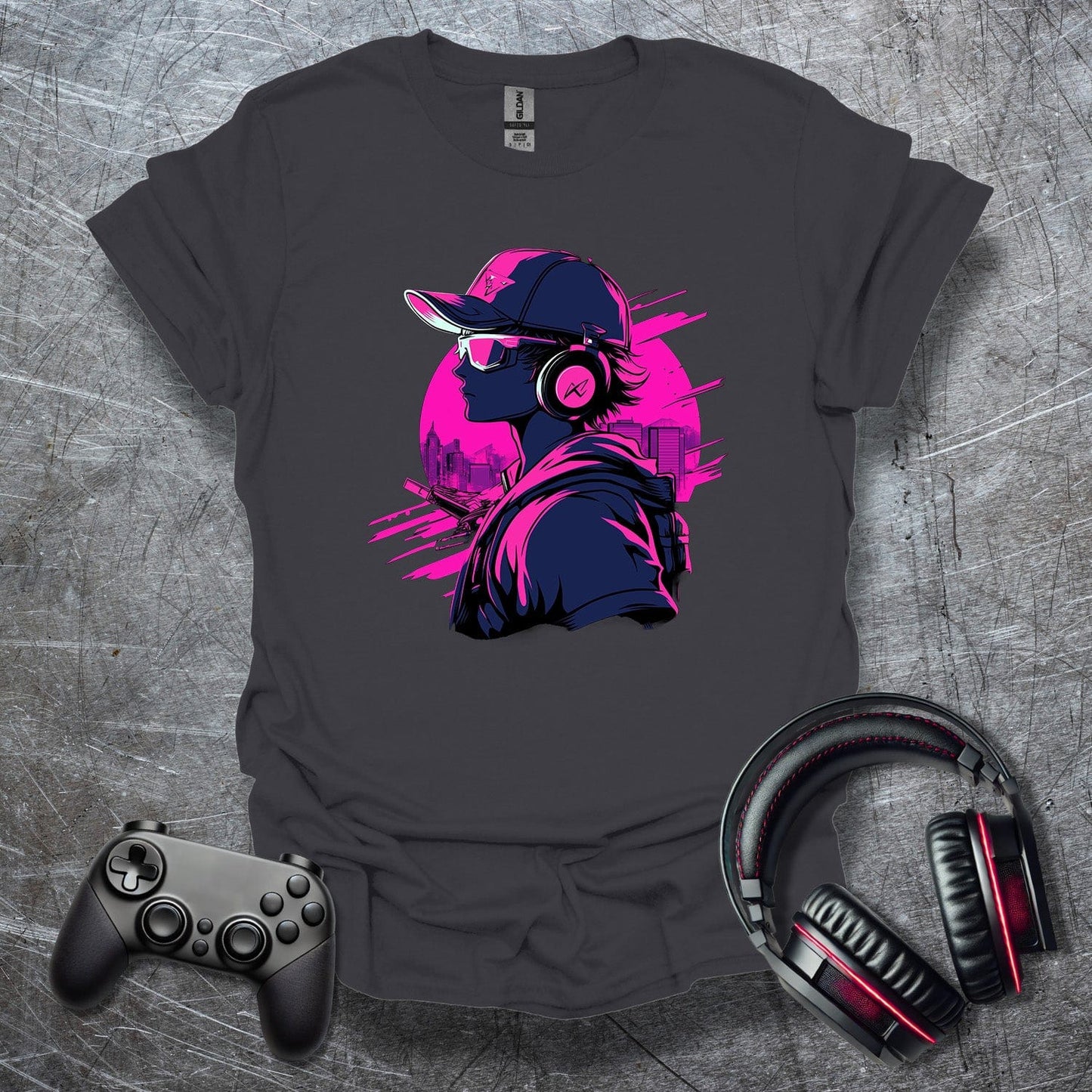 Headphones Girl T-Shirt