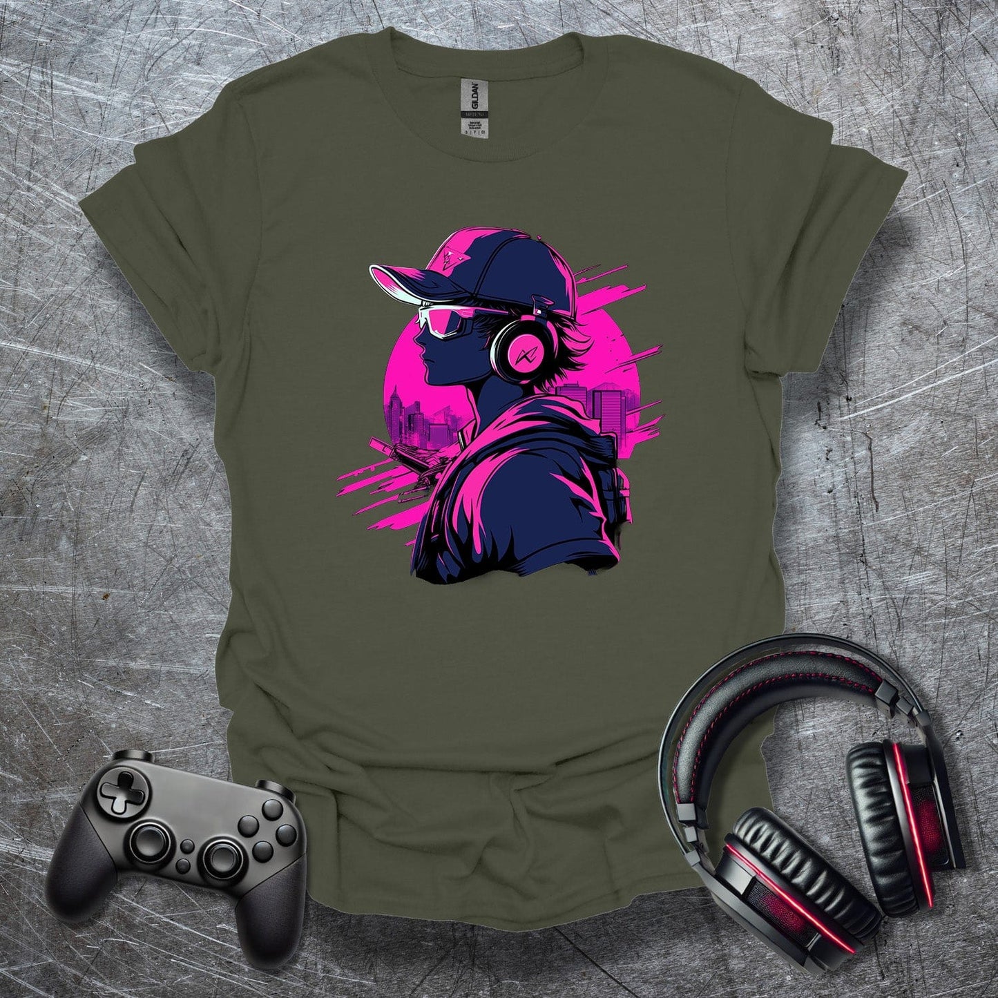 Headphones Girl T-Shirt