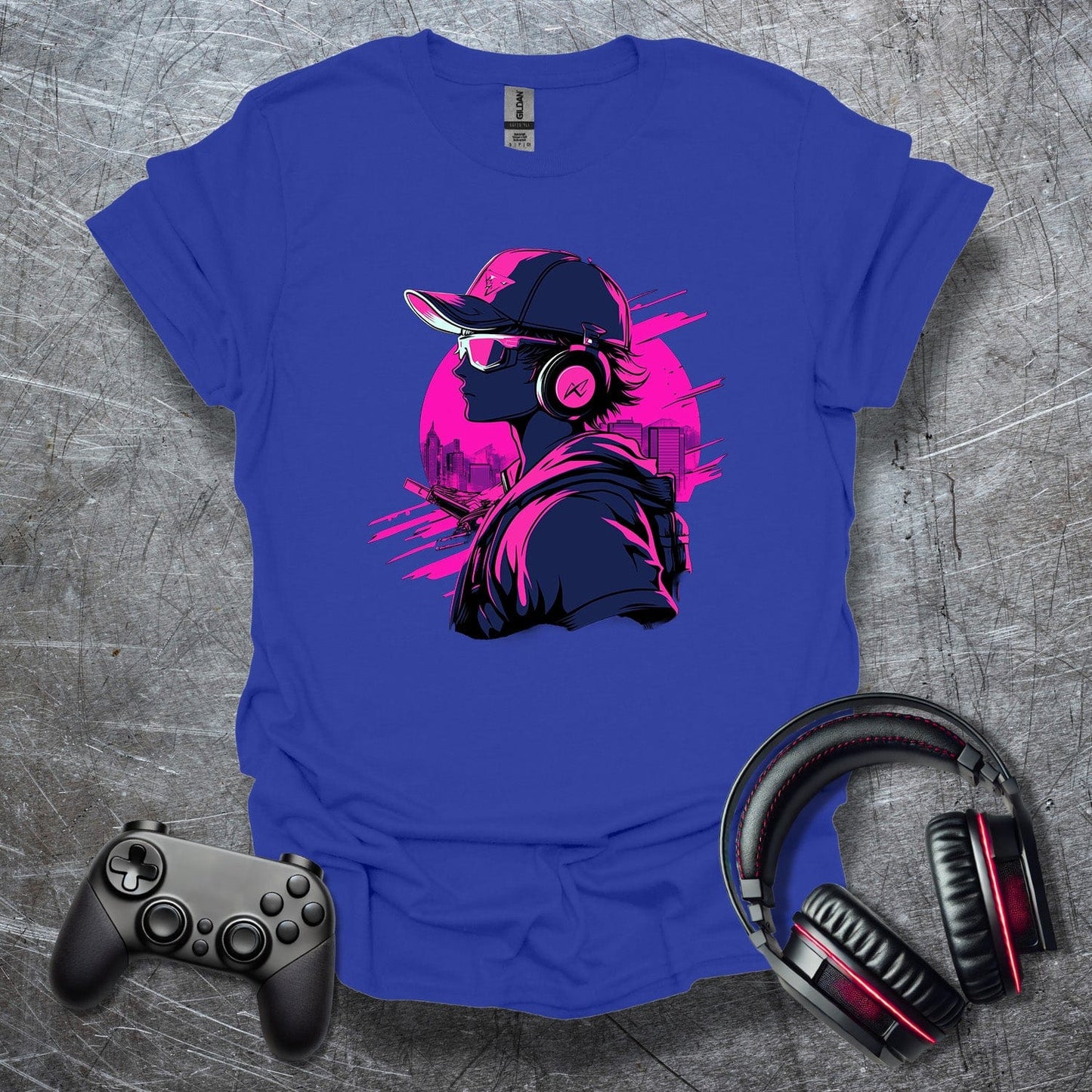 Headphones Girl T-Shirt