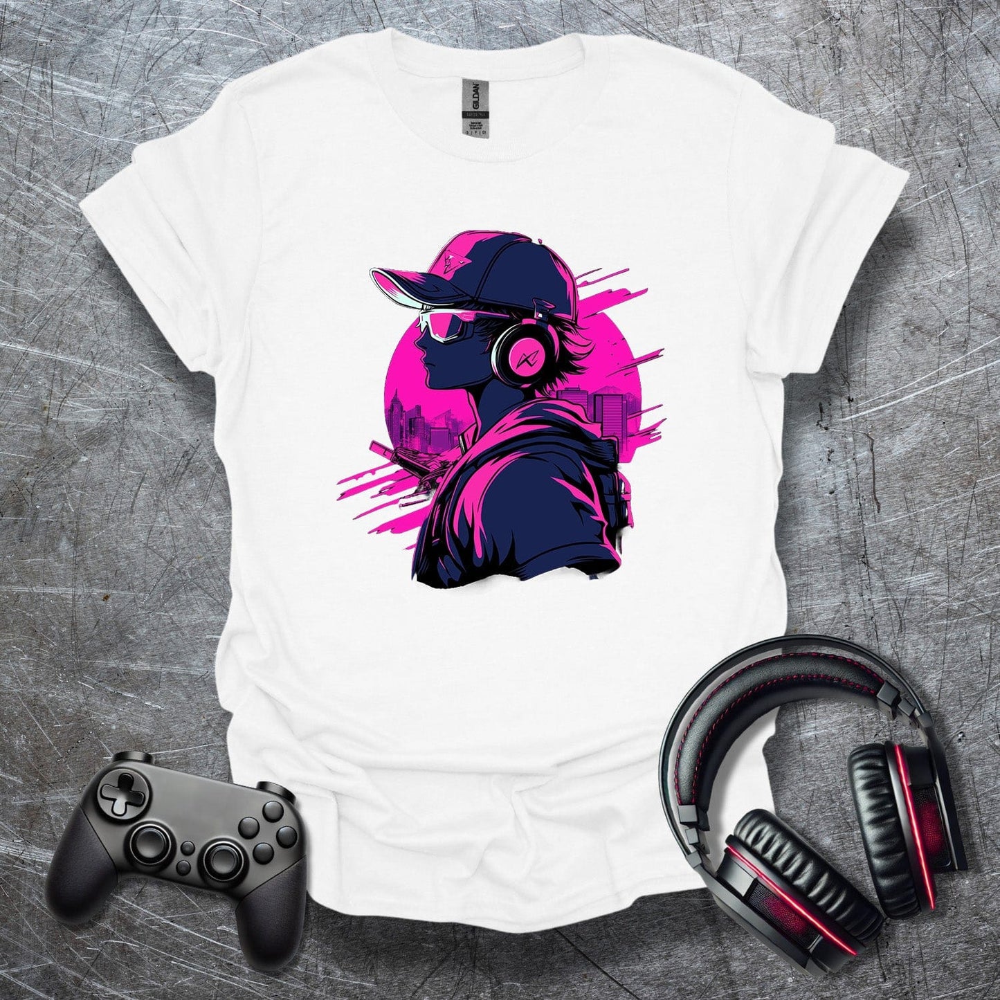 Headphones Girl T-Shirt