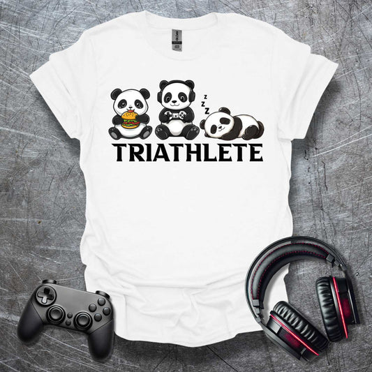 Simple Triathlet Panda T-Shirt