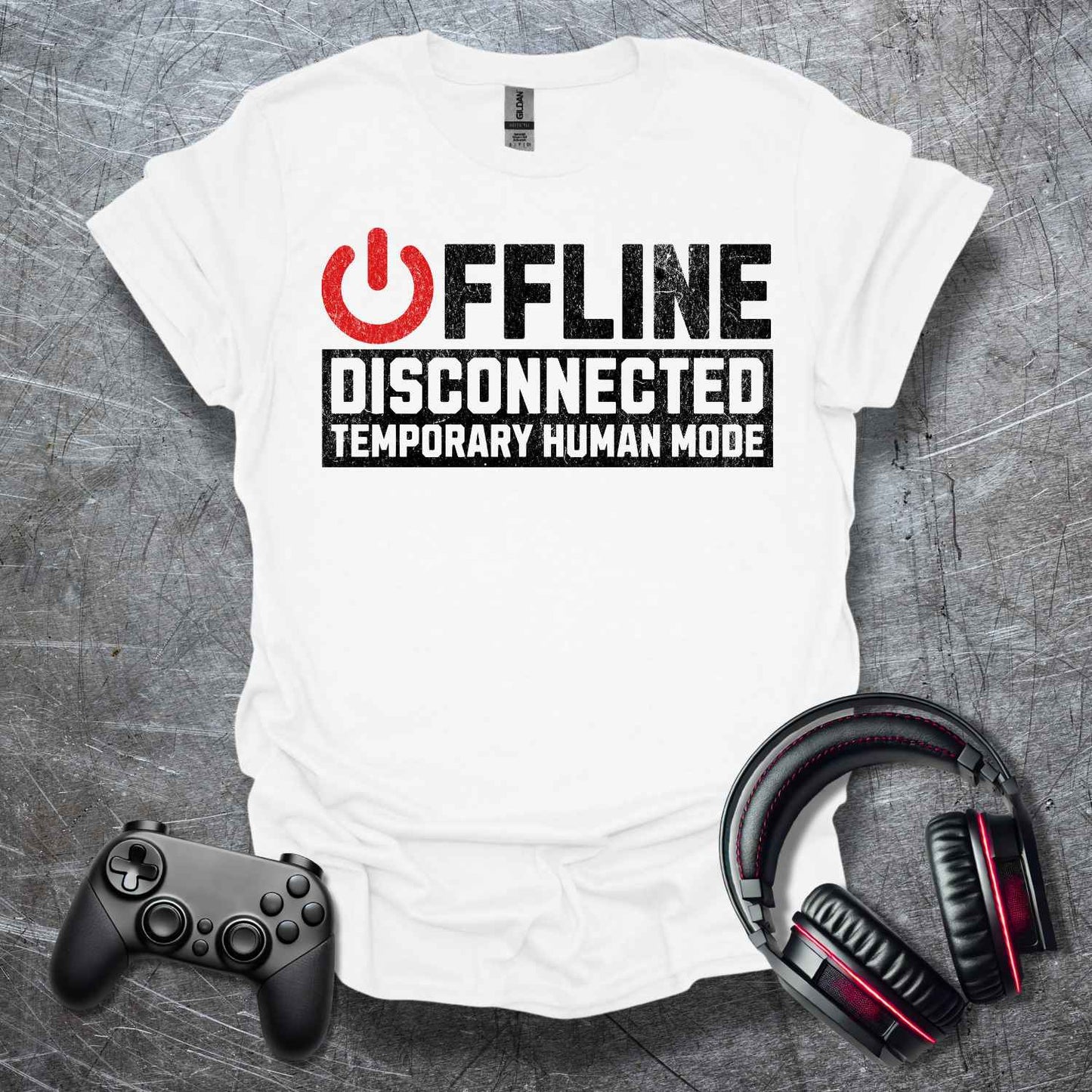 Offline Human Mode on T-Shirt